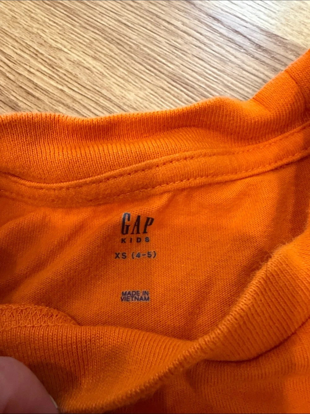GAP Kids Orange Crewneck Pocket T-Shirt